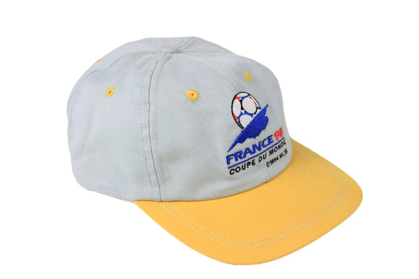Vintage Opel France 1998 Cap sport authentic cup game football retro 90's style bright sun visor hat World Cup Couple Du Monde mundial 1994 