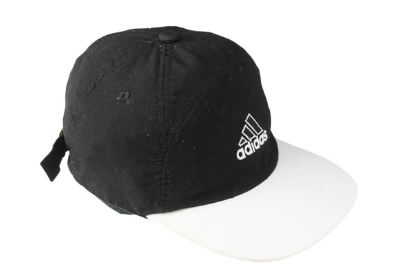 Vintage Adidas Cap Small black gray big logo 90s retro sport hat authentic classic 