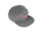Vintage Schott USA 5 Panel Cap wool 90's gray retro style hat