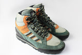 Vintage Adidas boots outdoor Shoes athletic authentic mountain retro rare 90's sport street style basic classic old school green Trekking Highlight Lady
