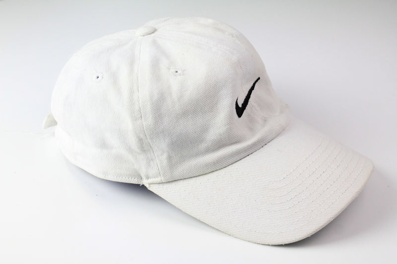 Vintage Nike Cap white baseball hat 90s retro style classic cap