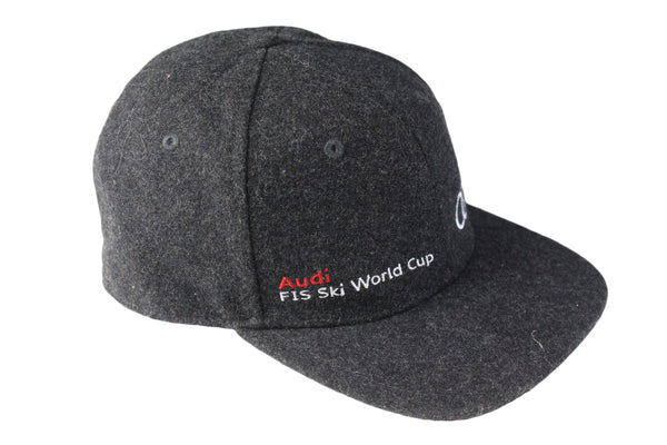 Audi Cap wool black Fis Ski World Cup authentic sport hat