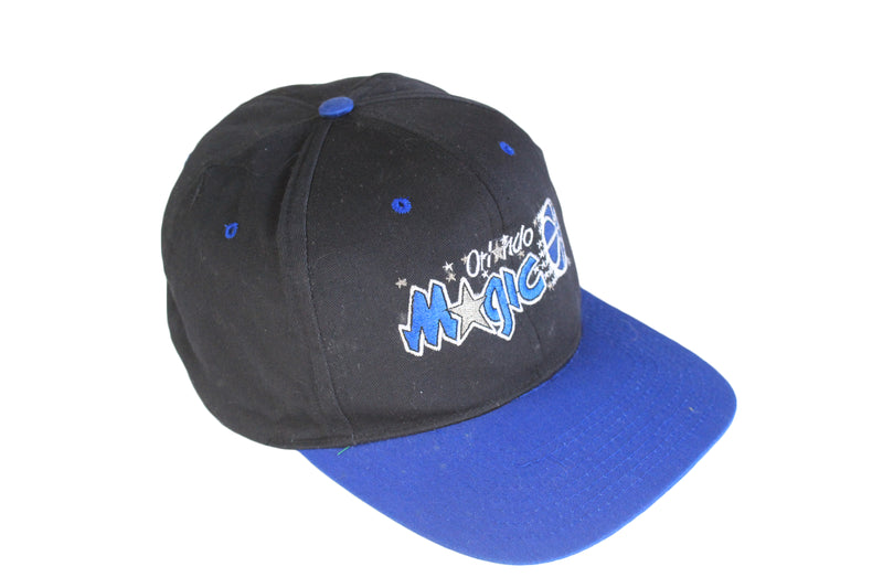 Vintage Orlando Magic Cap black blue 90's NBA basketball hat