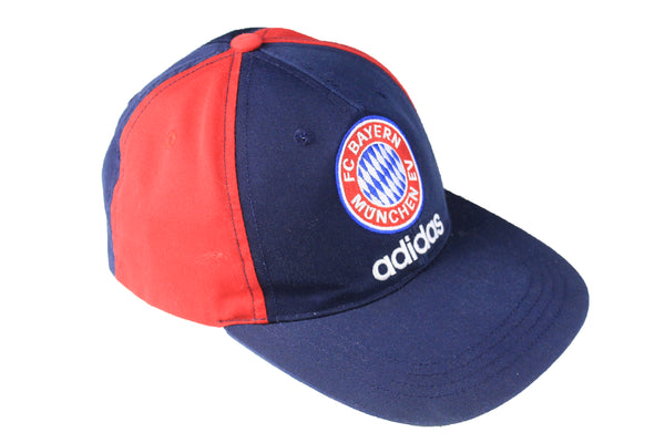 Vintage Adidas Bayern Munchen Cap 90s retro sport football club FC Munich team