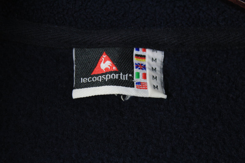 Vintage Le Coq Sportif Fleece Full Zip Large