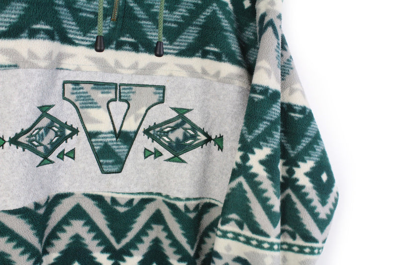 Vintage Vinci Fleece 1/4 Zip Large