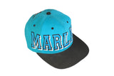 Vintage Miami Marlins Cap big logo blue 90's MLB baseball hat 