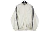Vintage Champion Track Jacket XLarge gray full zip 90s retro windbreaker