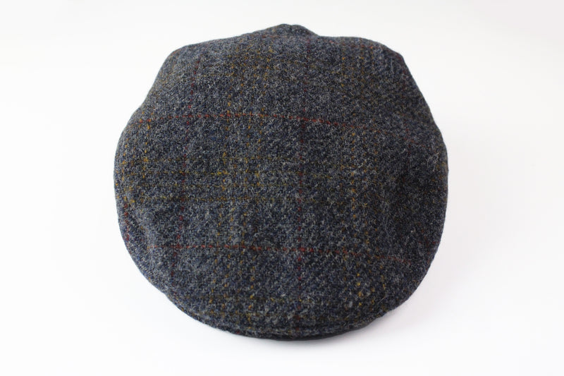 Vintage Harris Tweed Newsboy Hat