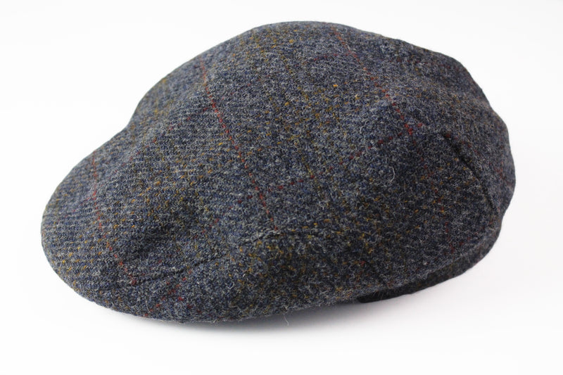 Vintage Harris Tweed Newsboy Hat