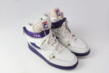 Vintage Fila Sneakers Women's US 8 white 90s high top shoes