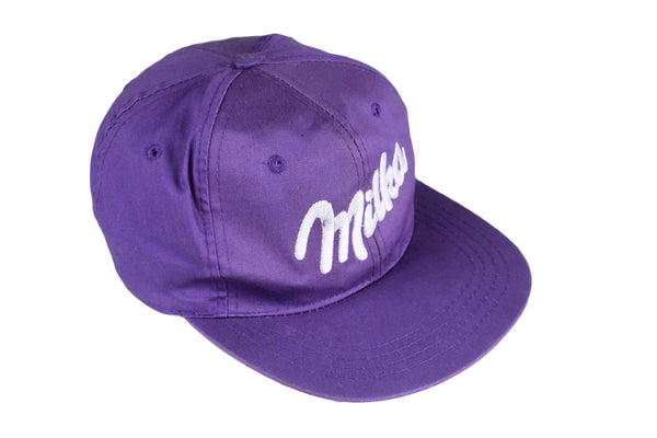 Milka Cap Chocolate Milk purple big logo 00s authentic rare hat
