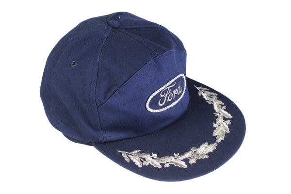 Vintage Ford Cap USA 5 panel style hat retro car big logo