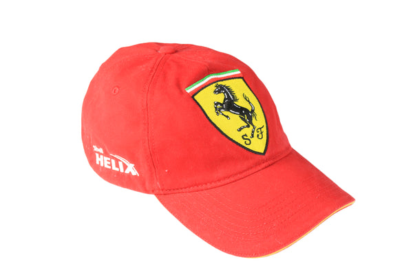 Vintage Ferrari Cap Michael Schumacher 00s 90s retro Formula 1 sport F1 hat