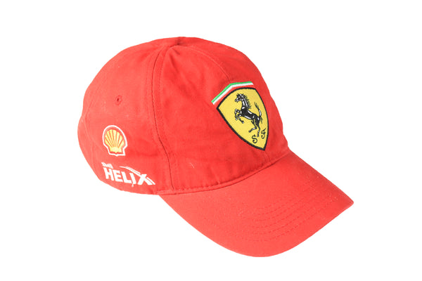 Vintage Ferrari Cap red 90s retro baseball Formula  1 sport hat F1 Michael Schumacher