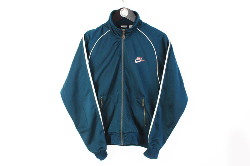 Vintage Nike Track Jacket Small / Medium blue small logo 90s windbreaker retro style jacket