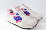 Vintage Saucony Sneakers US 9.5 gray pink Jazz 90s classic retro style shoes
