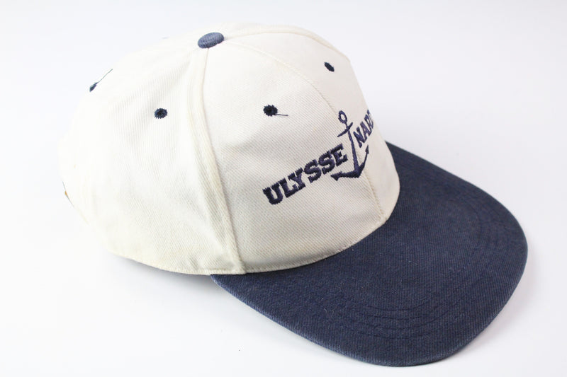 Vintage Ulysse Nardin Cap white big logo 90s watch hat