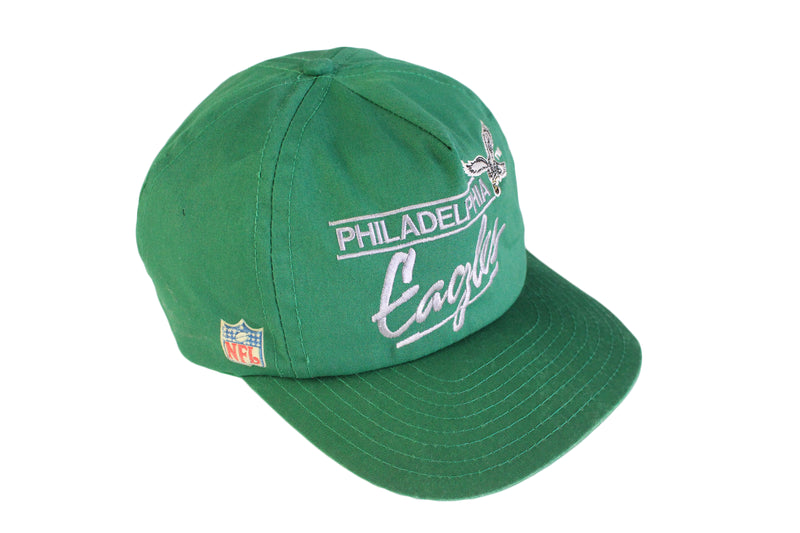Vintage Philadelphia Eagles Cap green big logo NFL sport American Football hat