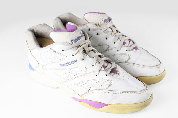 Vintage Reebok Sneakers Women's US 8 white aerobic 90s retro traieners sport shoes