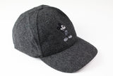 Vintage Mickey Mouse Disney Cap gray 90s sport wool hat
