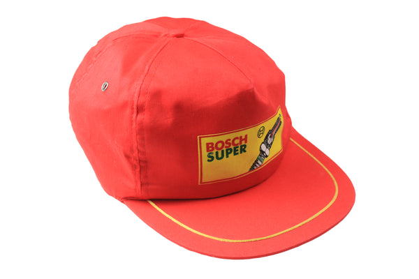 Vintage Bosch Cap big logo summer 90's 80's sun visor sport brand USA merch classic authentic athletic 90's headwear baseball hat