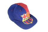 Vintage Barcelona FC Nutmeg Cap red blue 90's football club authentic team hat