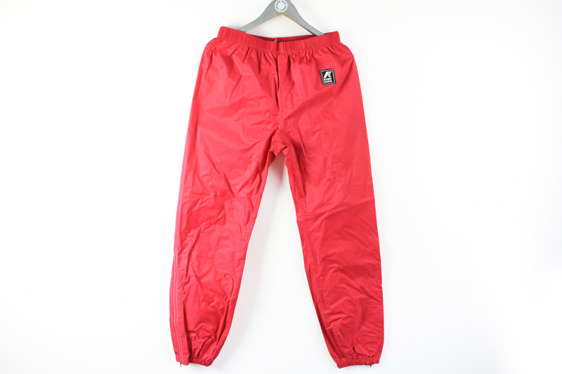 Vintage K-Way Rain Suit Jacket + Pants Large