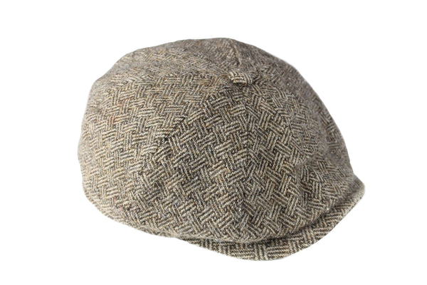 Vintage Stetson Newsboy Cap wool British UK 90s retro hat