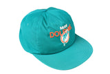 Vintage Miami Dolphins Cap blue big logo official retro 90's USA NFL sport authentic athletic headwear baseball cap
