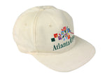 Vintage Atlanta 1996 Cap unisex retro style 90's summer wear sun visor hat beige big logo baseball cap