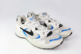 Vintage Nike Air Windrunner Sneakers US 10 white 90s running trainers retro style shoes sport