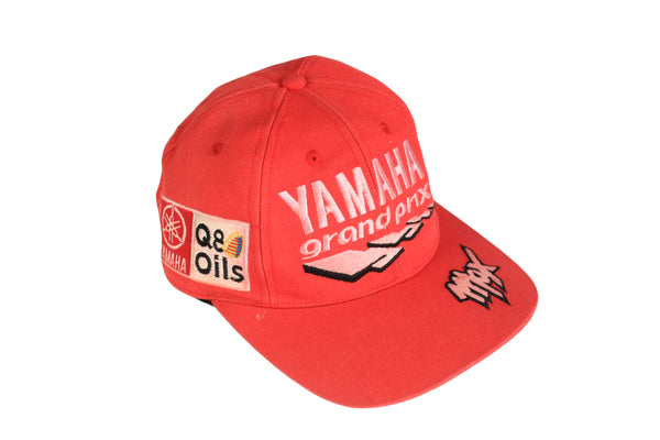 Vintage Yamaha Grand Prix Max Cap red big logo 90's authentic sport style motor hat
