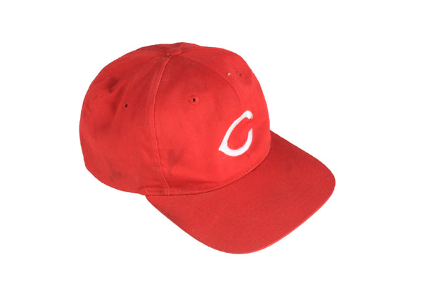 Vintage Cincinnati Reds Cap red 90's MLB baseball big logo hat