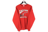 Vintage Easton Red Rovers Baseball Sweatshirt Large made in USA 90s big logo retro sport jumper crewneck