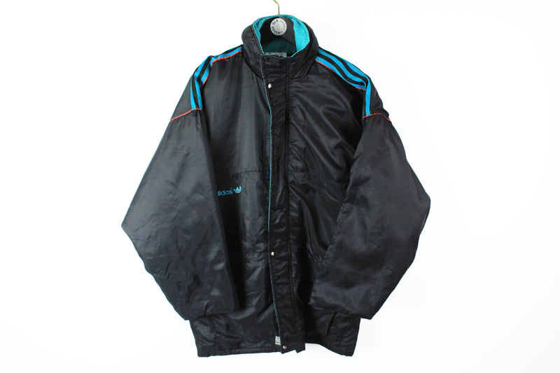 Vintage Adidas Jacket Small / Medium black 90s sport retro style coat