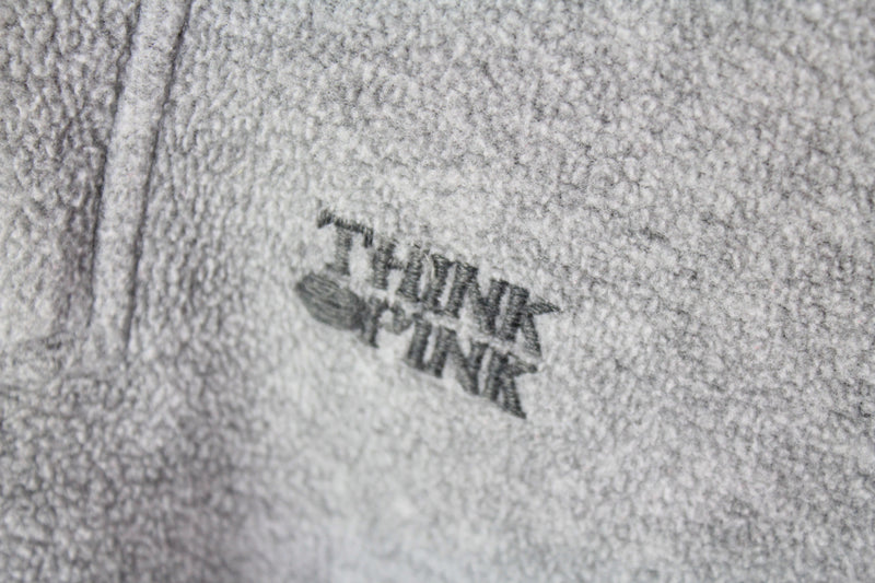 Vintage Think Pink Fleece 1/4 Zip Small