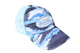 Von Dutch Cap street style summer sun visor 00's style big logo unisex headwear baseball cap blue camo pattern