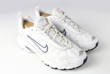 Vintage Nike Sneakers Women's US 8 white techno style 90s retro trainers sport wear rave shoes