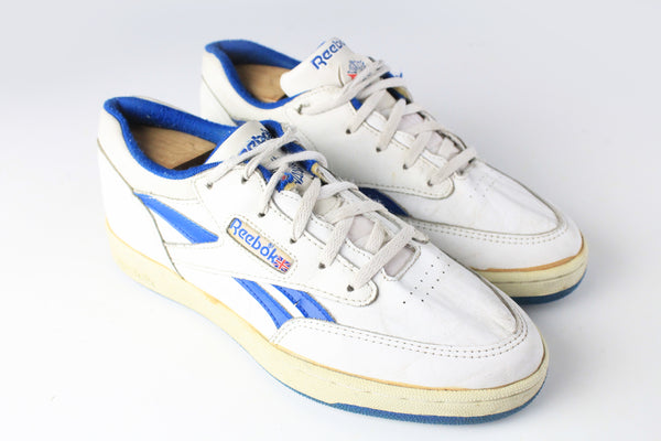 Vintage Reebok Sneakers Women's US 7 classic 90s retro white trainers shoes casual style tennis