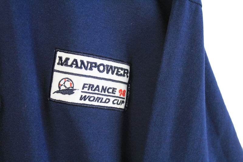 Vintage France 98 World Cup Rugby Shirt XLarge