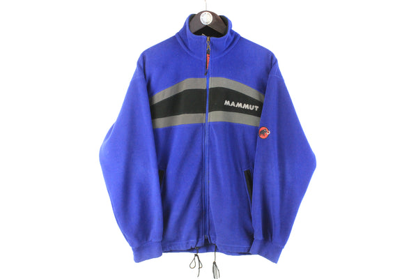 Vintage Mammut Fleece Small / Medium outdoor 90s retro sport big logo sweater  mountains jumper