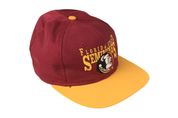 Vintage Florida State Seminoles Cap USA official headwear 90's retro sun summer headwear authentic athletic big logo USA NFL