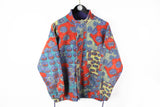 Vintage Maser Fleece Full Zip Small multicolor 90s sport retro style sweater