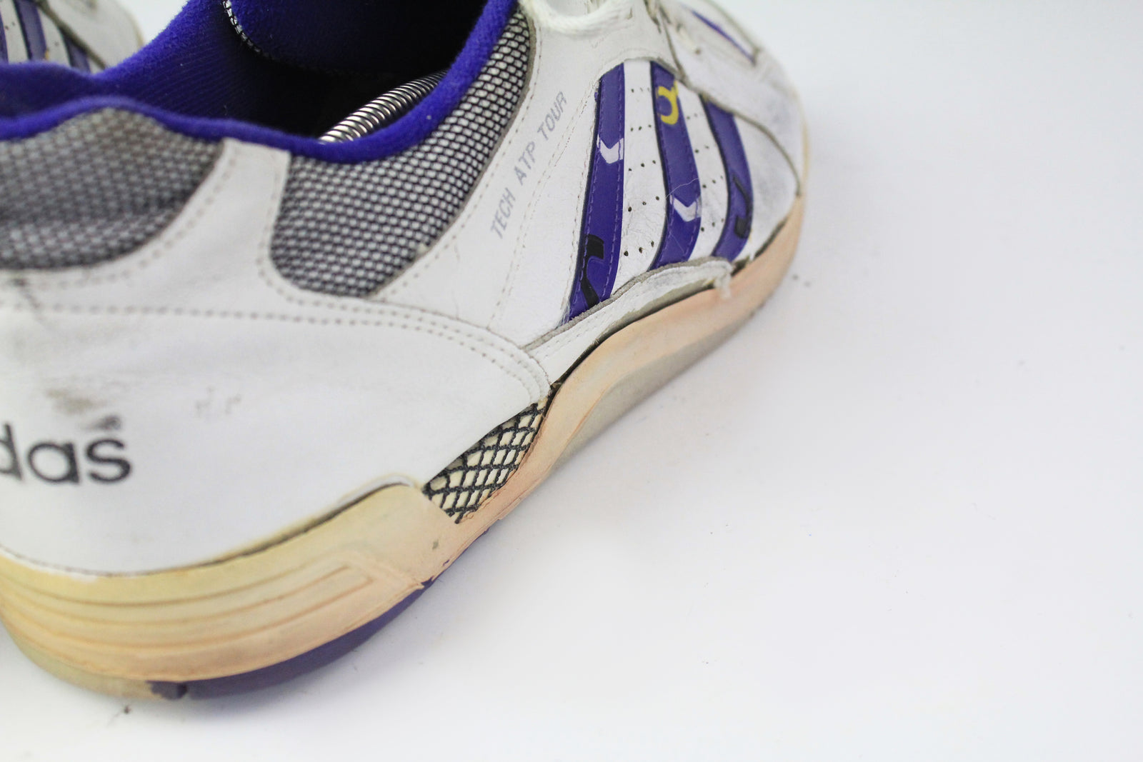 adidas gazelle silver green womens Vintage Adidas Tech ATP Tour Sneakers US 11.5 – dla dushy