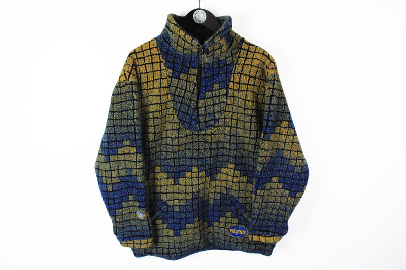 Vintage Fleece 1/4 Zip Small Gore Tex Windstopper 90s sport retro style sweater Phoenix