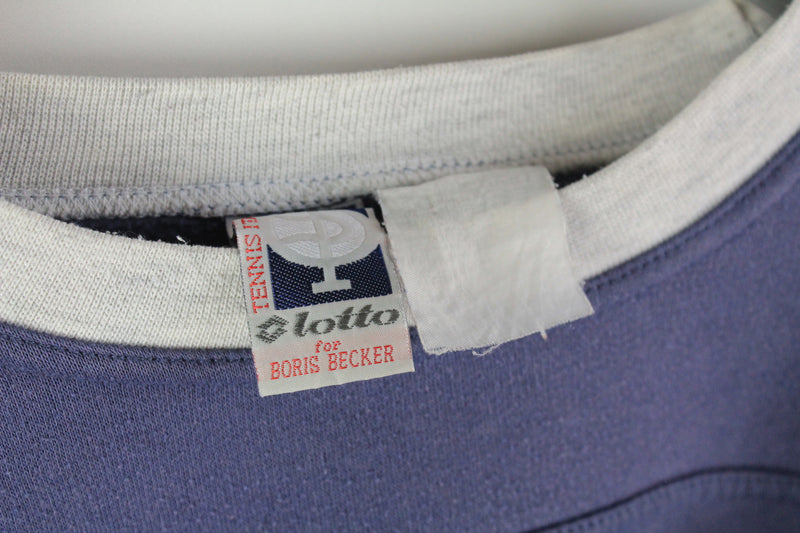 Vintage Lotto for Boris Becker Sweatshirt Medium