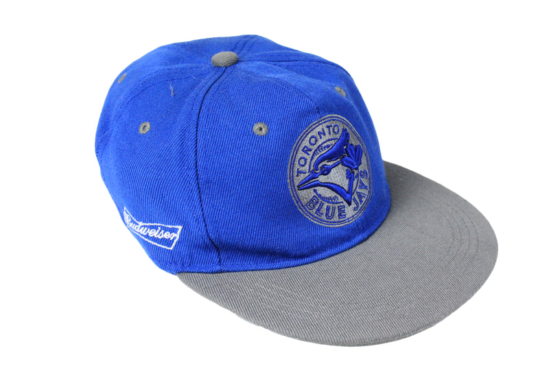 Vintage Toronto Blue Jays Cap official 90's style retro headwear baseball cap blue big logo authentic athletic Canadian professional baseball team