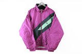 Vintage Puma Track Jacket XLarge purple 90s sport windbreaker