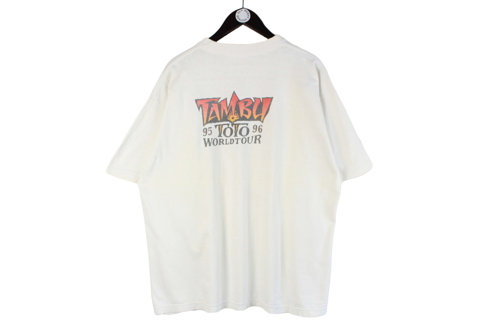Vintage Tambu ToTo 1995 World Tour T-Shirt XLarge – dla dushy